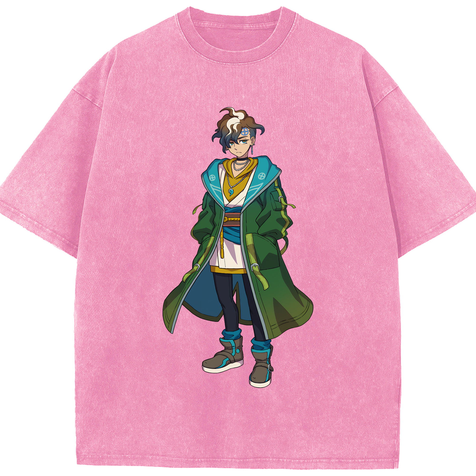 （画像用） 妖怪ウォッチ Yo-kai Watch 綿100% ヴィンテージ風 半袖Tシャツ（フロントプリント）